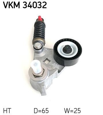 Rolo tensor da correia trapezoidal estriada SKF ref. VKM 34032